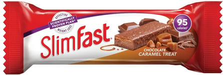 SlimFast Chocolate Caramel Snack Bar, 26 g (Pack of 24)