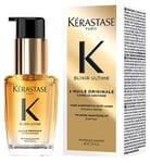 Krastase Elixir Ultime Hair Oil L'Huile Originale, for All Hair Types with Argan Oil & Heat Protection 30ml