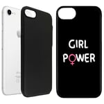 Unbranded Apple iphone se (2020) duo case svart girl power