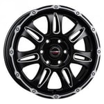 BORBET CW8 Black Rim Window Polished Matt 8x18 6/139.7 ET45 B93.1 - Aluminiumfälgar
