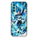 Cokitec Coque pour Samsung Galaxy A32 5G Manga Dragon Ball Vegeta Bleu