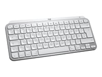 Logitech MX Keys Mini for Mac - Clavier - rétroéclairé - Bluetooth - QWERTY - Espagnol - gris pâle - pour Apple 10.2-inch iPad; 10.5-inch iPad Air; 10.9-inch iPad Air; iPhone 11, 12, 13, SE