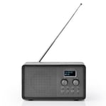 Radio med Dab+ og oppladbart batteri