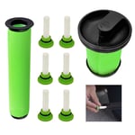 Green Vacuum Filters + Fresheners for GTECH System Air Ram Multi MK2 K9 Cordless