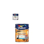 Dulux Quick Dry Gloss Paint, 750 ml (White) with Easycare Washable and Tough Matt (Magnolia)