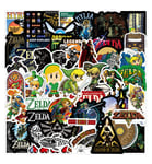 The Legend of Zelda Stickers for Laptop(50PCS),Gift for Children Teens Adults Boys,Waterproof Anime Games Stickers for Water Bottle,Ocarina of Time Stickers for Journal,Scrapbook,Skateboard
