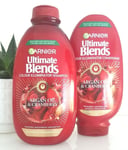 Garnier Ultimate Blends Shampoo and cond 400 ml each - The colour illuminator