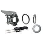 Chros Target/450 W Kit Camera Lens Kit for Sony PXW/Matte Box 450 W Light Rings Chrome/Black