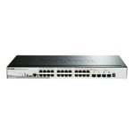 D-LINK D-Link DGS 1510-28P - Commutateur C3 intelligent 24 x 10/100/1000 (PoE+) + 2 Gigabit SFP 10 SFP+ de bureau, Montable sur rack PoE+ (193 W)