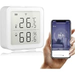 Wifi trådlös temperatursensor, Wifi temperaturfuktighetsmätare, trådlös inomhus hygrometer termometer, hemautomation