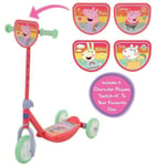 Peppa Pig Tri-Scooter Switch It Multi Character Ride On 3 Wheel Toy