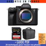 Sony A7S III Nu + SanDisk 128GB Extreme PRO UHS-II SDXC 300 MB/s + Sac + Guide PDF MCZ DIRECT '20 TECHNIQUES POUR RÉUSSIR VOS PHOTOS