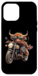 Coque pour iPhone 13 Pro Max Highland Breeze Cool Bull Moto Vintage