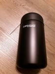Thermos BLACK  Thermocafe Insulated Food Flask & Spoon Soup Etc 400ml