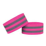 Reflexband för sport 2st (5cm) - Rosa