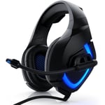 CSL-Computer Usb Gaming Headset Pc Microphone Headphone/cable Remote Control