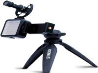 Synco Synco Vlogger Kit 2 Microphone M1S Microphone Set, LED Lamp, MOBILE Holder, Tripod