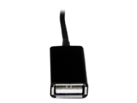 StarTech.com USB OTG Adapter Cable for Samsung Galaxy Tab - USB-kabel - USB hunn til Samsung 30-pin dokkingkontakt hann - 15.24 cm - skjermet - svart - for Samsung Galaxy Tab, Tab 10, Tab 2, Tab 7.0, Tab 7.7, Tab 8.9, Tab WiFi