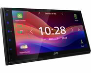 JVC KW-M695DBW, bilstereo med DAB, trådlös Carplay &amp; Android Auto