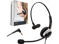 Gequdio Wa9006 Headphones/Headset Wired Head-Band Office/Call Center Black