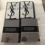 Men's Fragrance YSL MYSLF  1.2ml eau de parfum sample spray + SPICEBOMB 2023