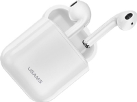 USAMS Bluetooth 5.0 TWS LU series wireless headphones white/white BHULU01 (US-LU001)