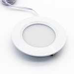 LEDlife Reco68 köksbelysning RA92 - Hål: Ø5,5 cm, Mål: Ø6,8 cm, Matt vit, 2,7W, 12V DC, RA92 - Dimbar : Dimbar, Kulör : Varm