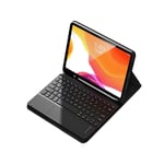 Skyddsfodral med Bluetooth-Tangentbord för iPad iPad Air4/5/6 10.9/11 M2（2024） Svart