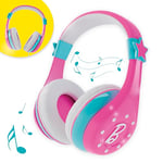 Lisciani - Casque Bluetooth Barbie Fashion - Accessoire Audio Enfant - Rose - Confort Ajustable - Connexion Sans Fil - Pour Fans de Barbie - Enfants 4 ans et Plus