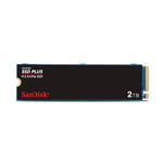 SanDisk SSD Plus 2TB, M.2 2280 PCIe Gen3 NVMe SSD, up to 3200 MB/s read speed