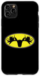 Coque pour iPhone 11 Pro Max Bull Moose Logo Minnesota Michigan Canada Maine Terre-Neuve