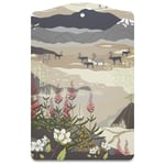 Arvidssons Textil Fjällvandring Serveringsbräda Beige/Dimblå