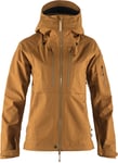 Fjällräven Keb Eco-Shell Jacket WMS regnjacka Chestnut L - Fri frakt
