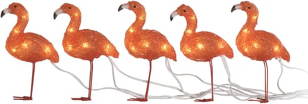 Ljusslinga Flamingo 4m Orange IP44