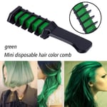 Mini Hair Dye Comb Color Chalk Styling 1pc Green