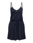 ONLY Onlmay Life Singlet V-Neck Dress Jrs Blå