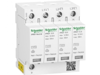 Schneider Electric överspänningsavledare iPRD1 12.5R-T12-3N 3+1-polig T1+T2 B+C 12.5kA med kontakt A9L16482