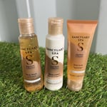 Sanctuary Spa Signature Collection Shower Gift Set, 3pcs, New