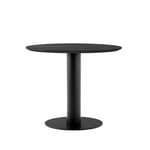 &Tradition In Between SK11 dining table Black lacquered oak. matte black metal stand