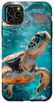 Coque pour iPhone 11 Pro Max Tortue de mer Design Tortues de plage PC