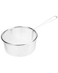 Pendeford Housewares Chip Frying Basket with Handle - Stainless Steel Frying Pan Basket - Deep Fryer Basket for Straining French Fries and Various Foods - 8 Inches (Pack of 1)
