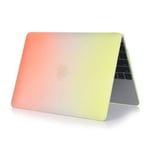 Apple Rainbow Macbook 12-inch Retina (2015) Case - Orange / Gul