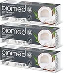 Biomed Superwhite Natural Coconut Toothpaste for Gentle Whitening, Tropical fla