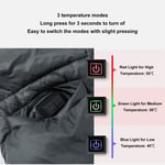 USB Heated Blanket 3 Temp Modes 52x43in Soft Chinlon Heated Blanket Supplies Fst