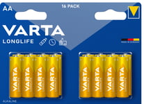 Varta Longlife AA paristo (16 kpl)