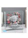The Personalised Memento Company Personalised Me To You Mum Crystal Token