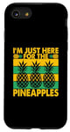 Coque pour iPhone SE (2020) / 7 / 8 Bromeliaceae - I'm just here for the comestible fruit ananas