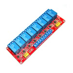8 Channel Relay Module with Optocoupler Support High and Low Level Trigger: 12V