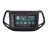 Radio de Voiture sur Mesure pour Jeep Compass Android GPS Bluetooth WiFi USB Dab+ Touchscreen 10" 4core Carplay AndroidAuto