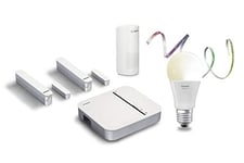 Bosch Smart Home & LEDVANCE Kit de démarrage de sécurité avec Fonction Application et Lampes LED intégrées (Compatible avec Apple HomeKit).